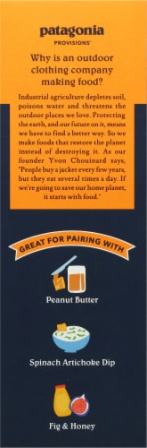 Patagonia Provisions® Vegan Cheddar Cheeze Organic Crackers Perspective: left