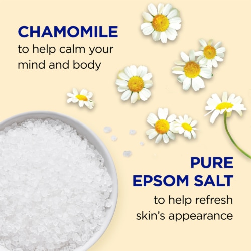 Dr Teal's® Comfort & Calm Epsom Salt Magnesium Soak with Chamomile Essential Oil Perspective: left