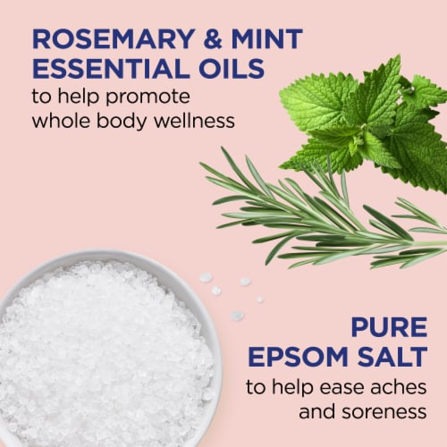 Dr Teal's Wellness Therapy Pure Epsom Salt Soaking Solution Perspective: left