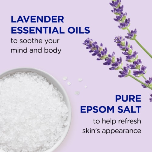 Dr Teal's® Soothe & Sleep Lavender Epsom Salt Foaming Bath Perspective: left