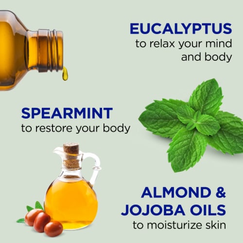 Dr Teal's® Relax & Relief Bath & Body Oil with Eucalyptus & Spearmint Perspective: left