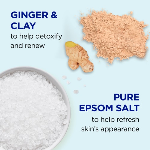 Dr Teal's® Detoxify & Energize Epsom Salt Magnesium Soak with Ginger & Clay Perspective: left