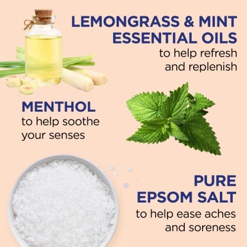 Dr Teal's® Pre & Post Workout Pure Epsom Salt Soaking Solution Perspective: left