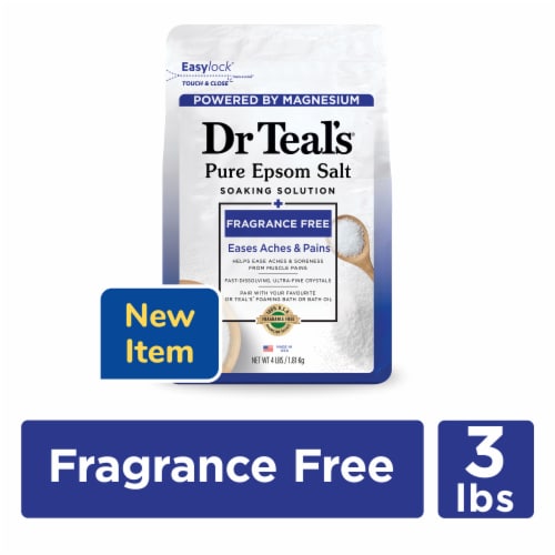 Dr Teal's® Unscented Pure Epsom Salt Perspective: left