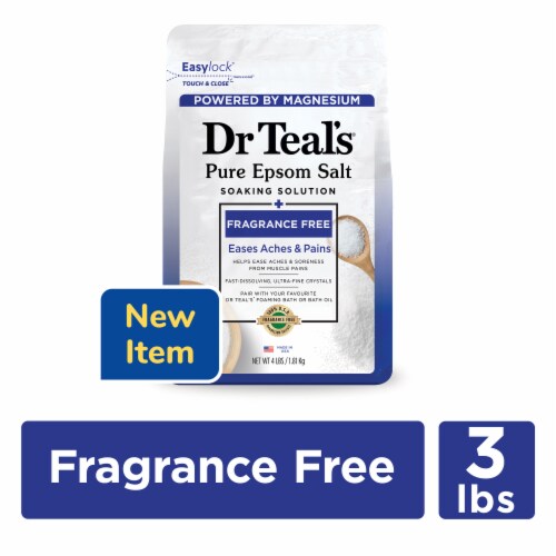 Dr Teal's® Unscented Pure Epsom Salt Perspective: left