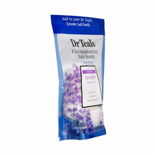 Dr Teal's® Soothing Lavender Ultra Moisturizing Bath Bombs Perspective: left