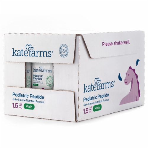 Kate Farms Pediatric Peptide 1.5 Pediatric Oral Supplement Plain 8.45 oz Carton 12 Ct Perspective: left