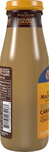 Victor Allen's Magnum Double Caramel Chocolate Iced Coffee Perspective: left