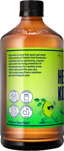 Health-Ade Mint Limeade Kombucha Perspective: left