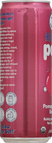 Health-Ade Pop™ Pomegrante Berry Probiotic Soda Perspective: left