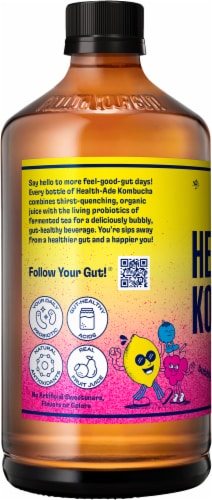 Health-Ade Kombucha® Berry Lemonade Kombucha Perspective: left
