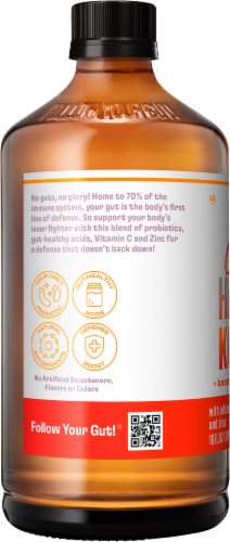 Health-Ade Citrus Immune Boost Kombucha Perspective: left