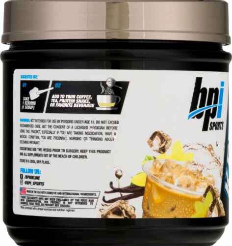 bpi Health KETO BOMB French Vanilla Latte Ketogenic Creamer For Coffee & Tea Perspective: left