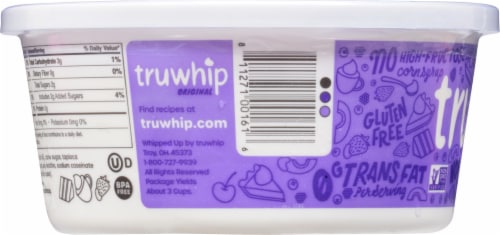 Truwhip Original All Natural Whipped Topping Perspective: left