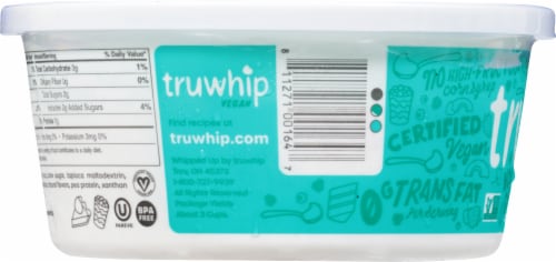 Truwhip Vegan Whipped Topping Bowl Perspective: left