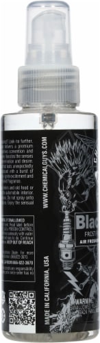 Chemical Guys Air Freshener & Odor Eliminator - Black Frost Perspective: left