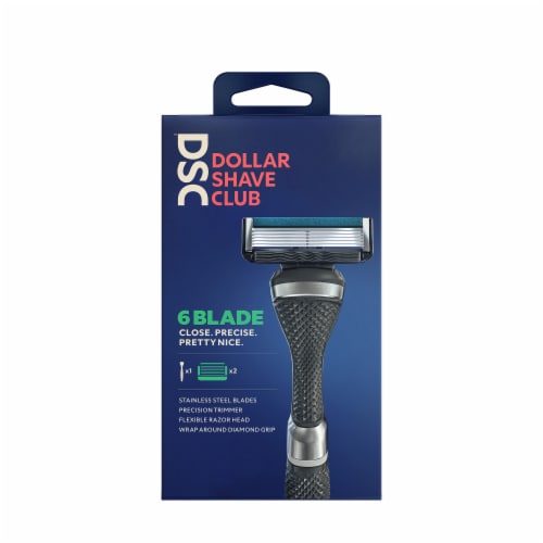 Dollar Shave Club Six-Blade Razor Starter Set Perspective: left