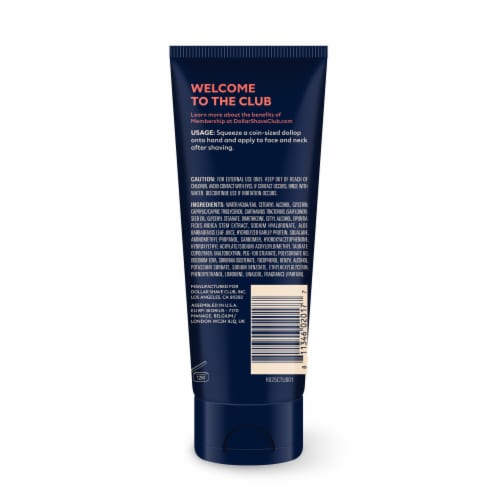 Dollar Shave Club Post Shave Cream Perspective: left