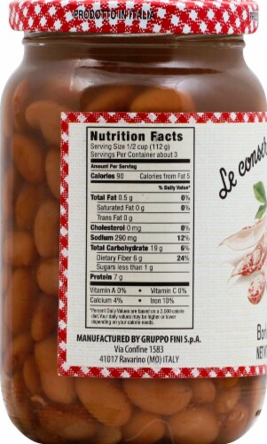 Le Conserve Della Nonna® Borlotti Beans Perspective: left