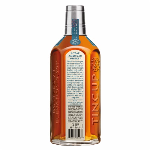 Tincup® American Whiskey Perspective: left