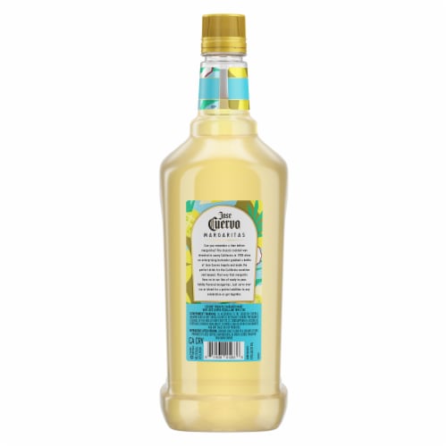 Jose Cuervo Authentic Margarita Coconut Pineapple Prepared Cocktails Ready To Serve Perspective: left