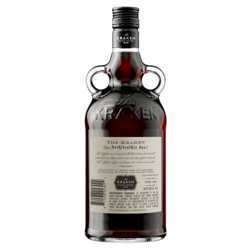Kraken Rum 94 Proof Perspective: left