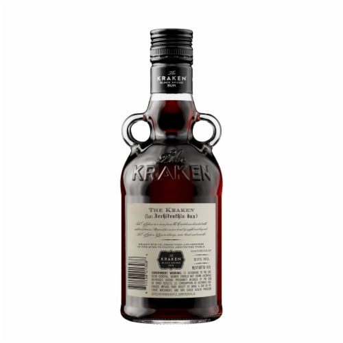 Kraken® Rum 94 Proof Perspective: left