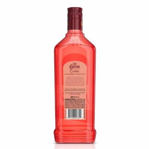Jose Cuervo® Golden Margarita® Strawberry Prepared Cocktails Ready To Serve Perspective: left