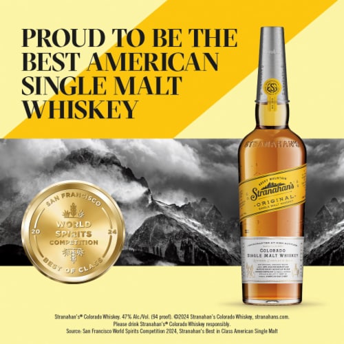 Stranahan’s® Original American Whiskey Perspective: left