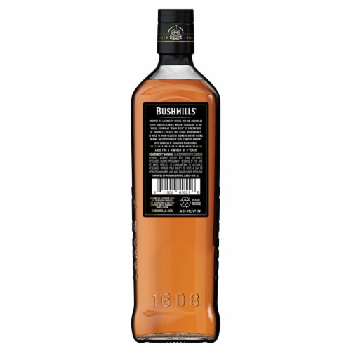 Bushmills® Black Bush® Irish Whiskey Perspective: left