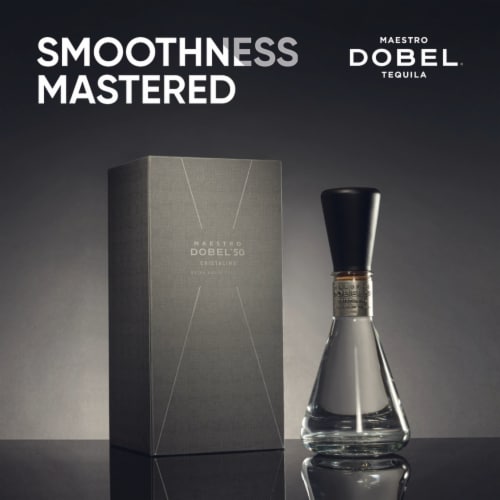 Maestro Dobel 50 Cristalino Extra Añejo Tequila Perspective: left