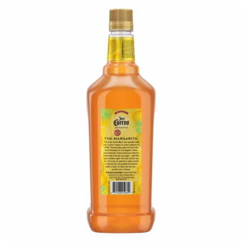 Jose Cuervo Authentic Margarita Orange Pineapple Prepared Cocktails Ready To Serve Perspective: left