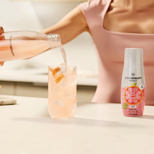 SodaStream® Pink Grapefruit Zero Sugar Drink Mix Perspective: left