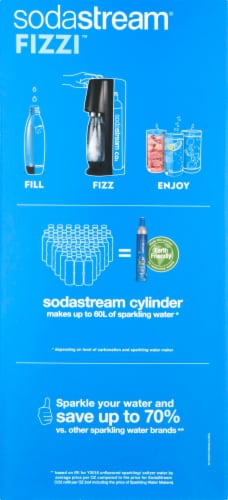 SodaStream® Fizzi Black Sparkling Water Maker Perspective: left