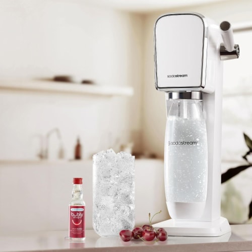 SodaStream® Bubly™ Drops Lime Unsweetened Natural Flavor Sparkling Water Perspective: left