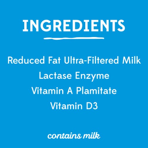 Fairlife 2% Reduced Fat Lactose Free & High-Protein Ultra-Filtered Milk Perspective: left