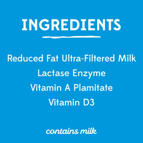 Fairlife 2% Reduced Fat Lactose Free & High-Protein Ultra-Filtered Milk Perspective: left