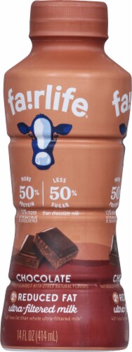 Fairlife® Yup! Low Fat Ultra-Filtered Chocolate Milk Perspective: left