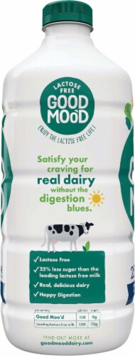 Good Moo'd 2% Reduced Fat Lactose Free Ultra-Filtered Milk Perspective: left