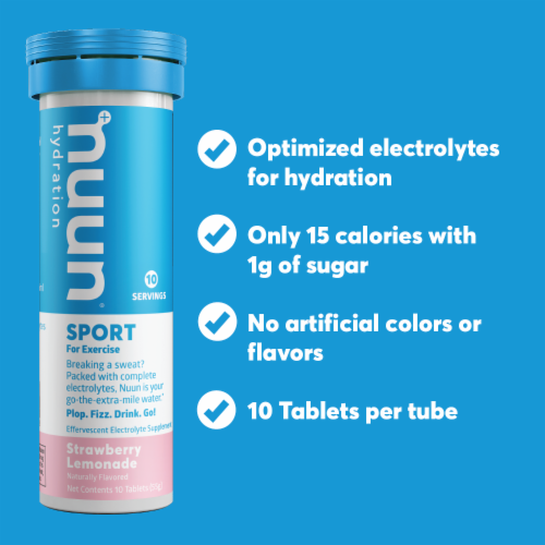 Nuun® Active Citrus Fruit Beverage Enhancer Tablets Perspective: left