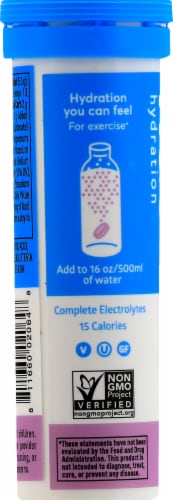 Nuun Sport Grape Electrolyte Supplement Water Enhancer Tablets Perspective: left