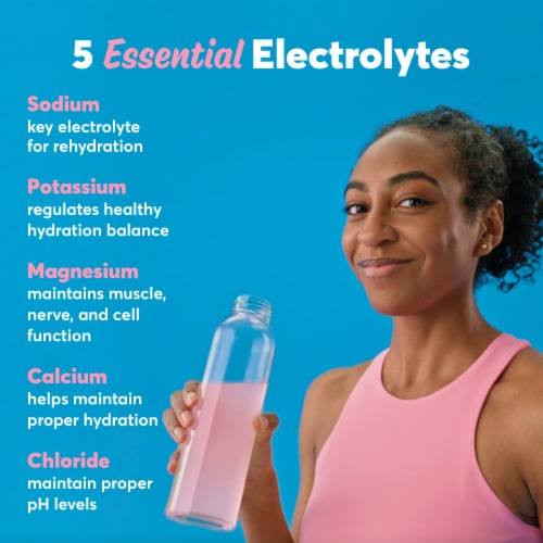 Nuun Hydration Sport + Caffeine Cherry Limeade Effervescent Electrolyte Supplement Tablets Perspective: left