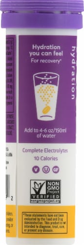 Nuun® Hydration Rest Lemon Chamomile Effervescent Electrolyte Tablets Perspective: left