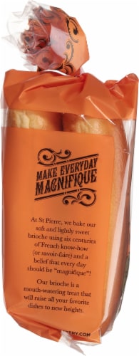 St. Pierre® Brioche Hot Dog Buns Perspective: left