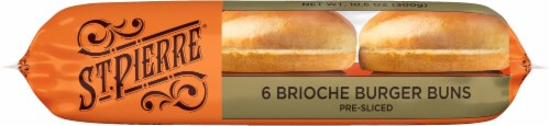 St Pierre® Brioche Hamburger Buns Perspective: left