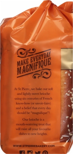 St Pierre® Pre-Cut Brioche Pretzel Rolls Perspective: left