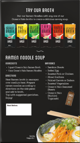 Ocean's Halo Organic Ramen Noodles Perspective: left