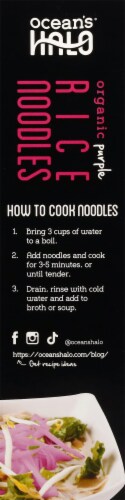 Ocean's Halo® Organic Purple Rice Noodles Perspective: left