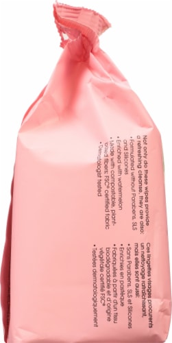 Yes To® Watermelon Super Fresh Facial Wipes Perspective: left