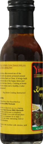 Ying's Korean BBQ Marinade Perspective: left